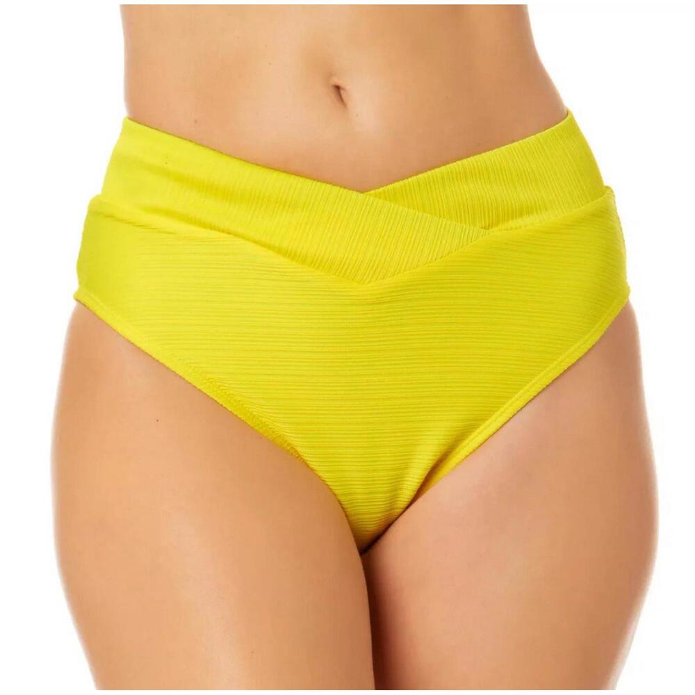 Salt & Cove Yellow Ribbed Bralette Bikini Set Size Small New With Tags‎